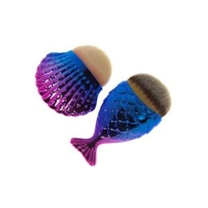 Mystic Mermaid & Seashell Chubby Makeup Brushes: NWT Unopened